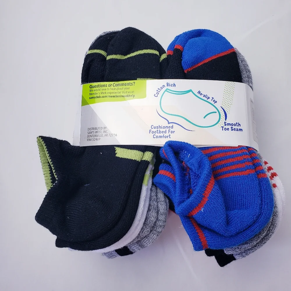Member's Mark kids no show socks